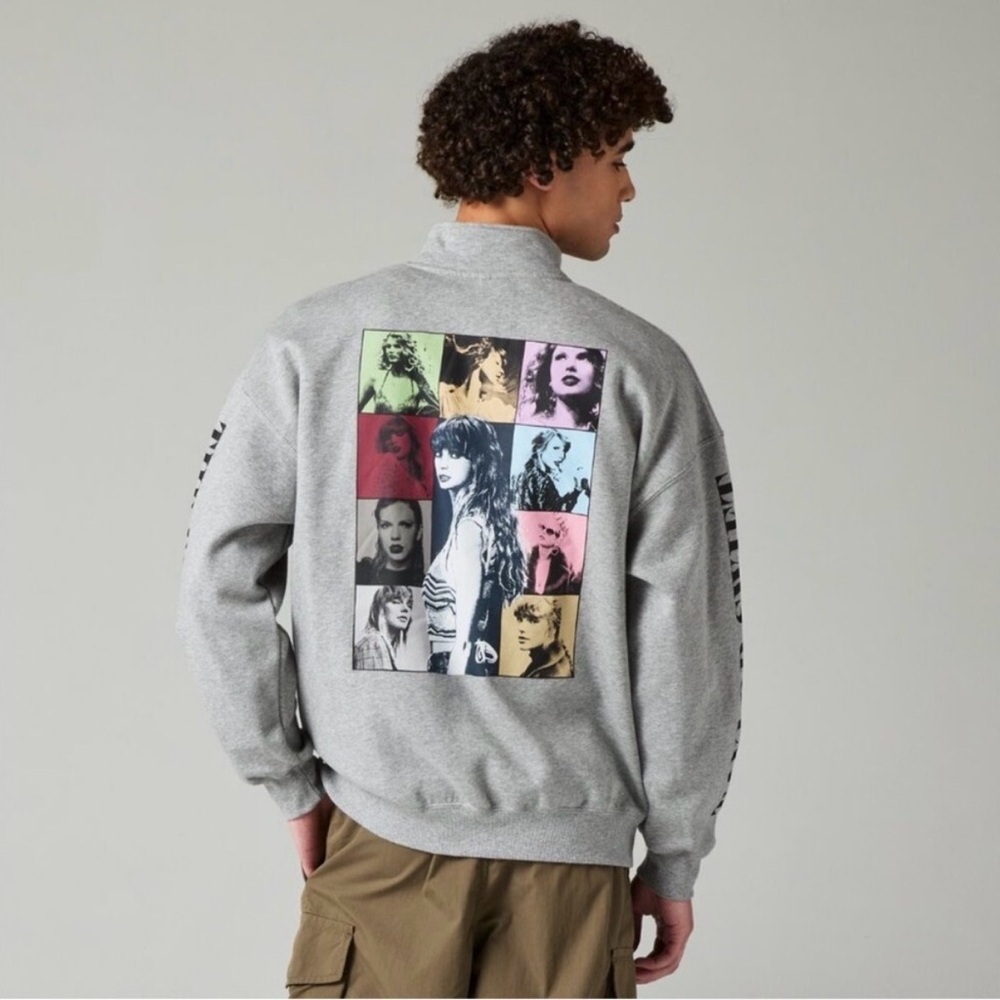 Taylor Swift | The Eras International Tour Grey Quarter Zip | Original |